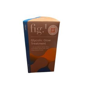 fig.1 Glycolic Glow Treatment with Squalane & Hyaluronic Acid 1.0 FL OZ NIB